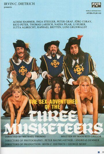 Сексуальные приключения трех мушкетеров фильм (1971)